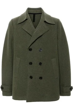 Harris Wharf London Virgin wool peacoat