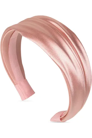 Jennifer Behr Natasha draped-satin headband