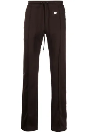 Courrèges Logo-appliqué trousers