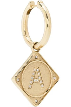 Lauren Rubinski 14K yellow Bruno diamond single earring