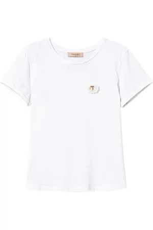 Twin-Set Brooch-detail T-shirt
