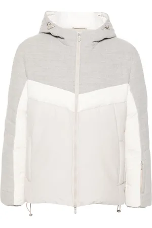 ELEVENTY Contrast-panel padded jacket