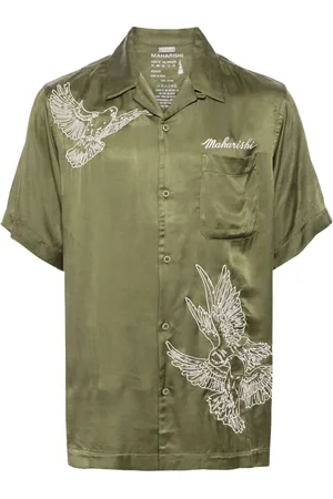 Maharishi Peace dove embroidered shirt