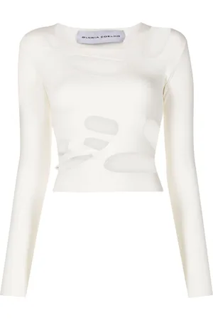 Gloria Coelho Cut-out long-sleeve T-shirt