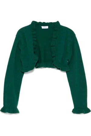 SIOLA Ruffle-trim cardigan