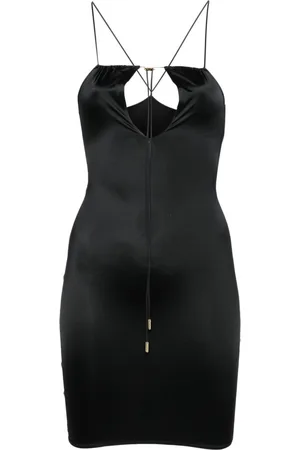 MAISON CLOSE Crossover-strap mini dress