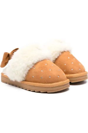 MONNALISA Rhinestone-embellished slippers