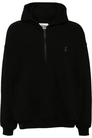 Izzue Logo-appliqué hoodie