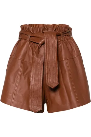 ZIMMERMANN Harmony leather shorts
