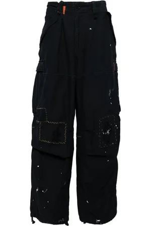 Kolor Stitch-detailed cargo trousers