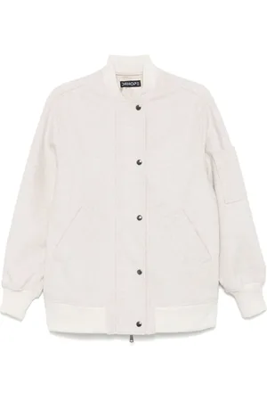DRHOPE Brushed-effect bomber jacket