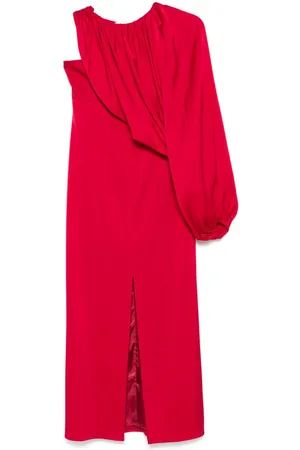 RACIL Single-sleeve midi dress