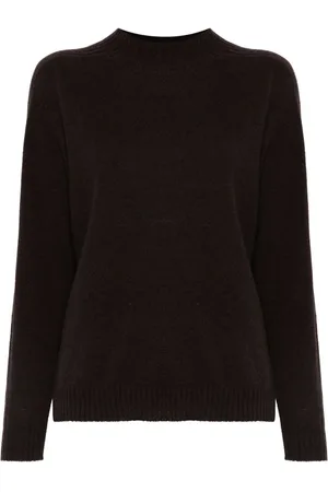 Twin-Set Mock-neck cashmere sweater