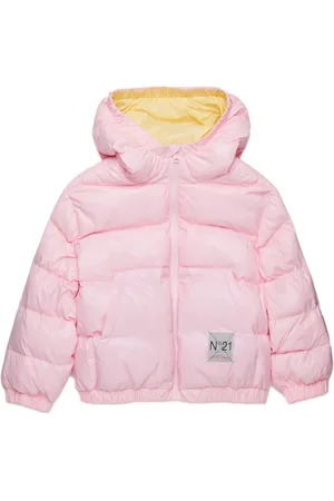 Nº21 Logo-patch padded jacket