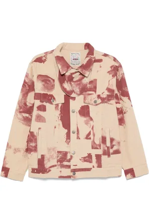 KIDSUPER STUDIOS Faces Collage denim jacket