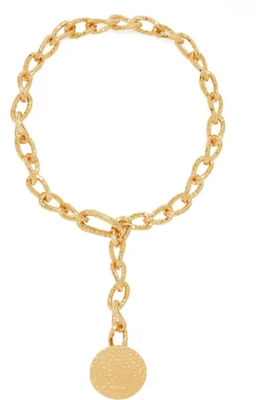Jil Sander Circular pendant necklace