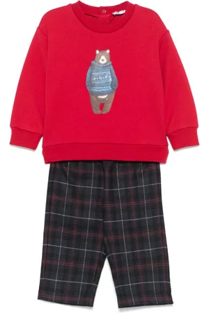 Il gufo Cotton trouser set