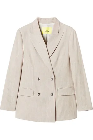 Twin-Set MYFO mélange-effect blazer