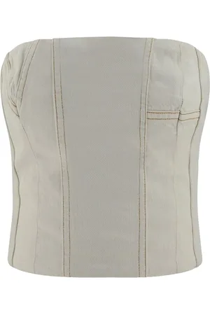 AMIRI Panelled denim top