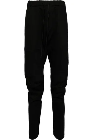 ATTACHMENT Drawstring-waist slim-cut trousers