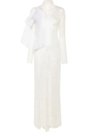 Atu Body Couture Draped-detail maxi dress