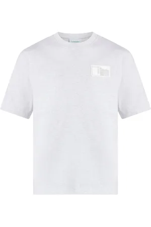 Casablanca Logo-patch organic cotton t-shirt