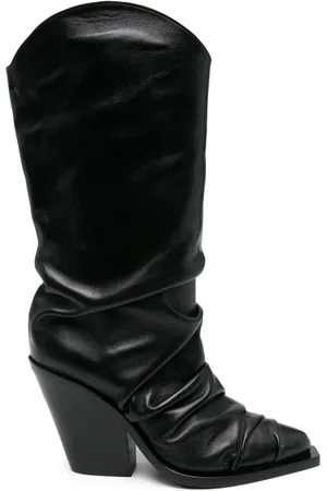 LE SILLA 105mm ruched-detailed boots