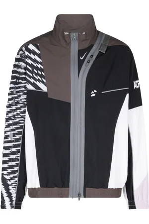 Nike X Acronym logo-embroidered track jacket