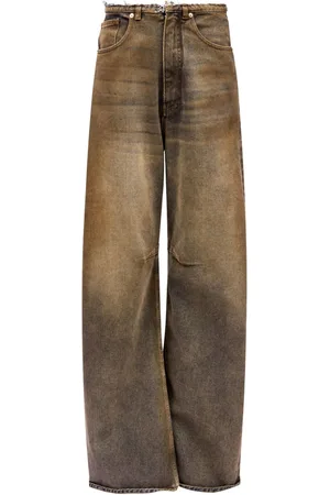 Maison Margiela Raw-cut wide-leg jeans