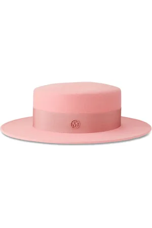 Le Mont St Michel Kiki logo-detail wool fedora