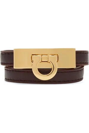 Salvatore Ferragamo Gancini double twist bracelet