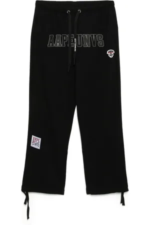 A Bathing Ape Moonface-logo track pants