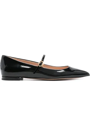 Gianvito Rossi Ribbon Jane ballerina shoes
