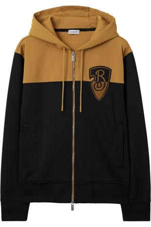 Burberry B Shield-logo zip-up hoodie