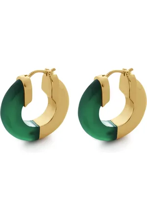 Monica Vinader 18kt yellow Kate Young small hoops