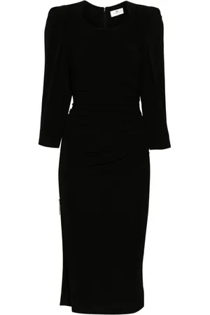 Elisabetta Franchi Side-zip jersey midi dress