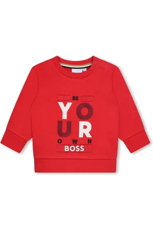 HUGO BOSS Slogan-print sweatshirt