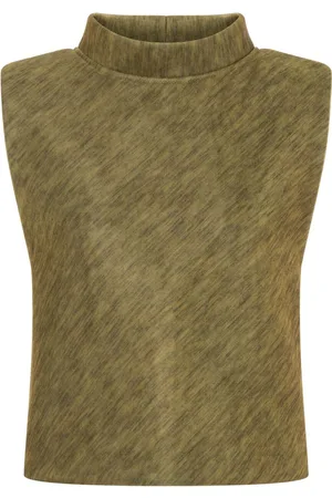 Serafini High-neck sleeveless top