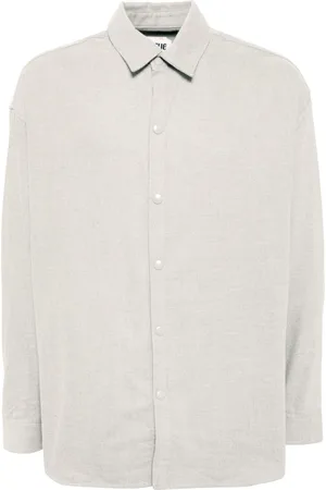 Izzue Long-sleeved cotton-blend shirt