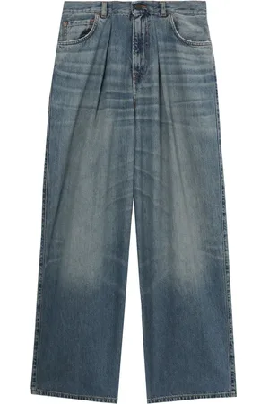 haikure Logo-patch wide-leg jeans