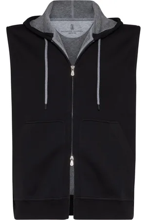 Brunello Cucinelli Sleeveless zipped hoodie