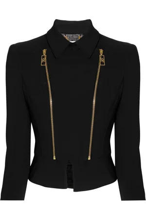 Elisabetta Franchi Zip-detail peplum jacket