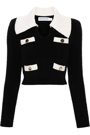 Self-Portrait Cropped sweater