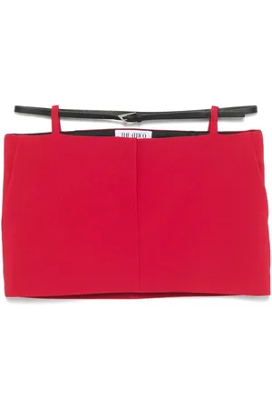 The Attico Belted mini skirt
