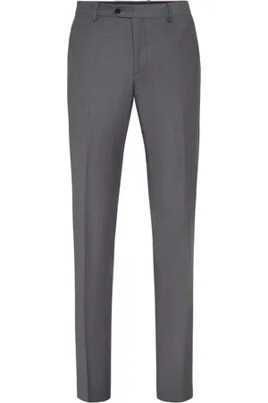 Philipp Plein Straight-leg wool-blend trousers