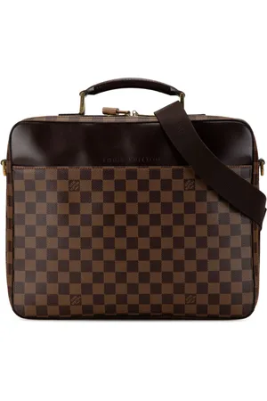 LOUIS VUITTON 1990-2023 Damier Ebene Porte Ordinateur Sabana business bag