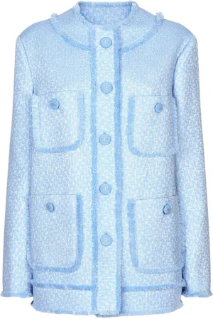 Dolce & Gabbana Frayed tweed jacket