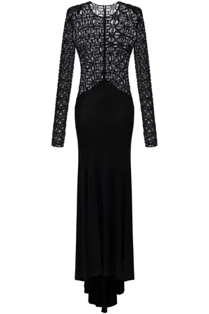 Elisabetta Franchi Embroidered tulle dress