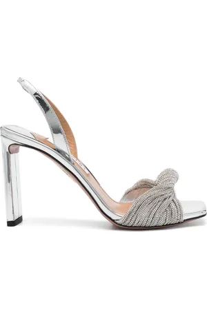 Aquazzura 95mm Scintilla Crystal sandals
