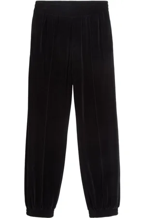 VALENTINO GARAVANI Logo-patch chenille track pants